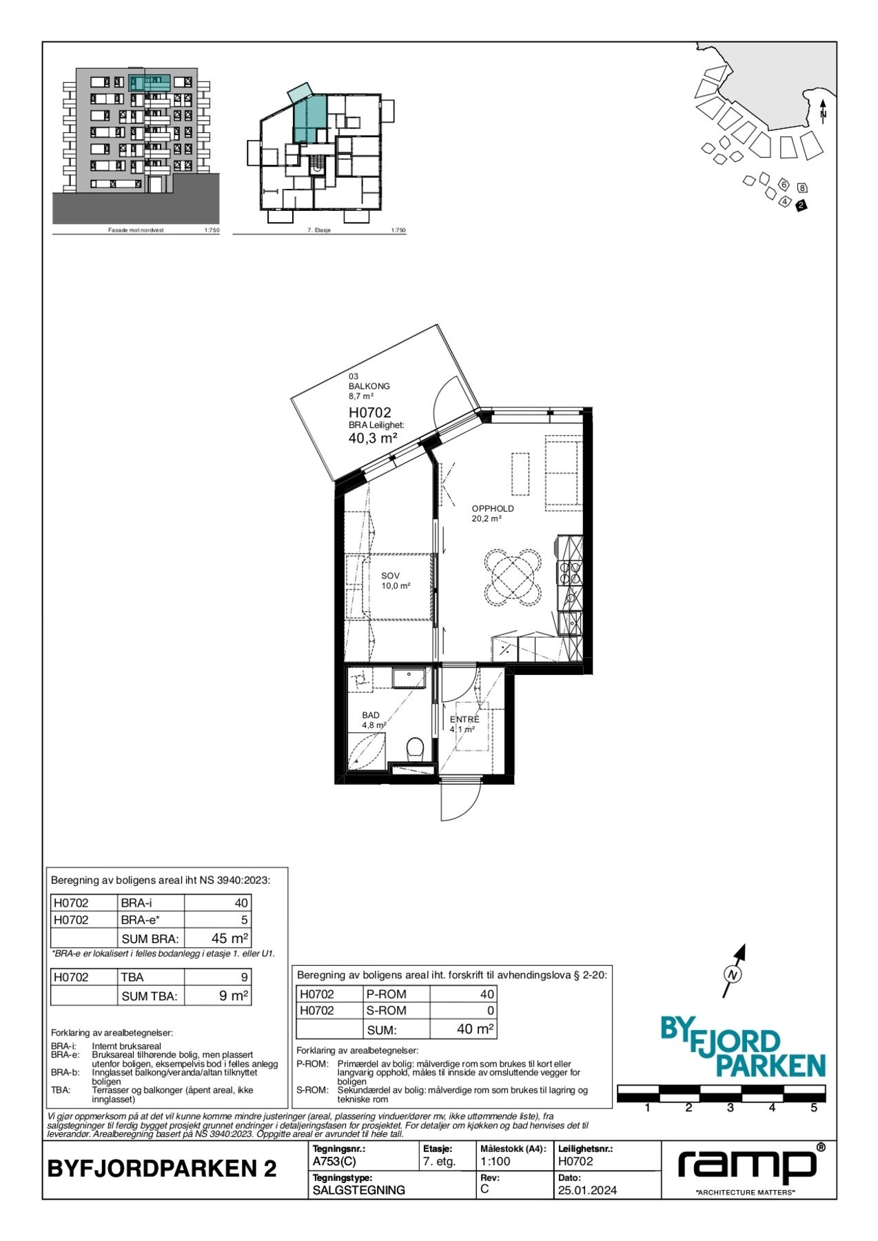 Plantegning H0702 Galleribilde