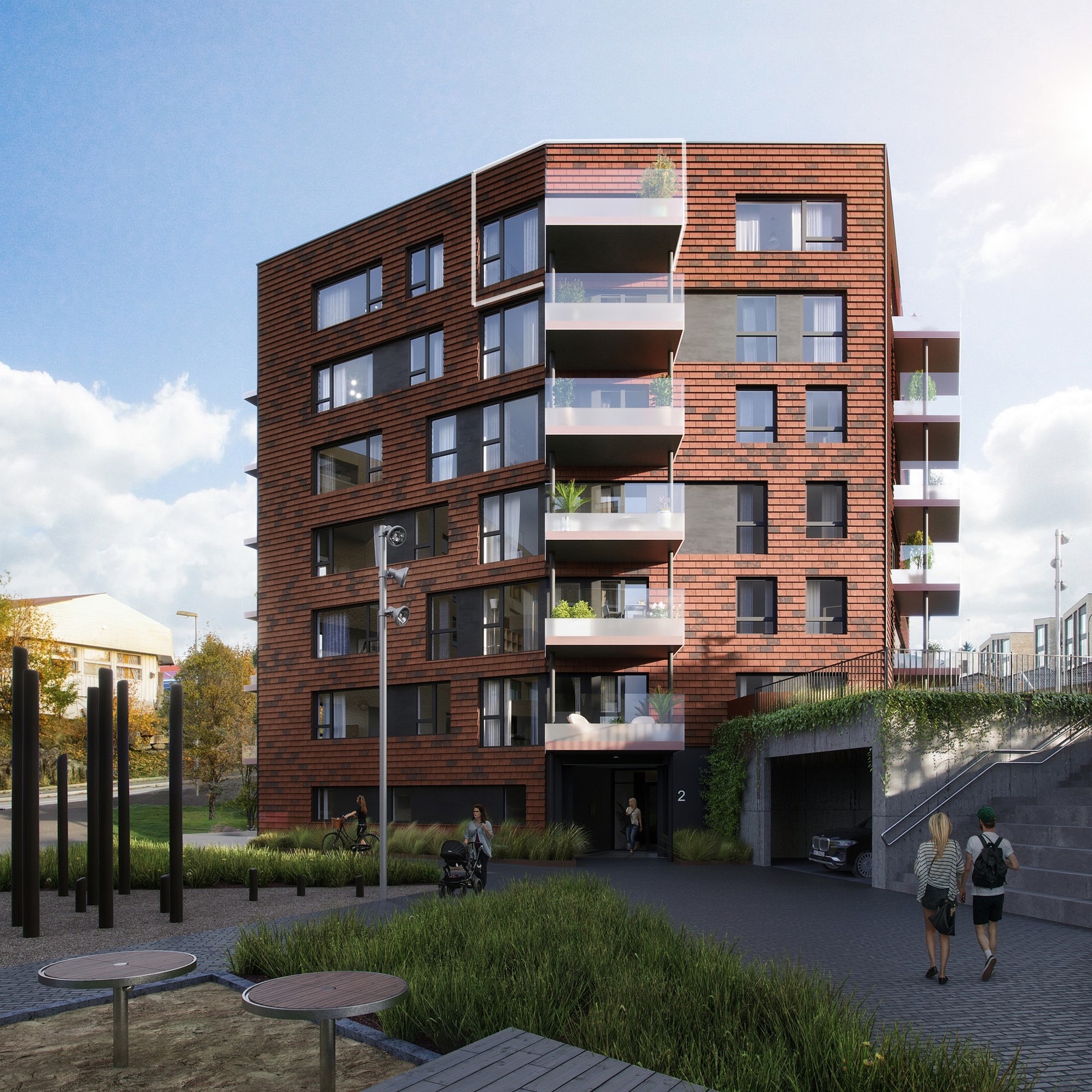 Leilighet H0702 ligger i byggets 7 etasje i Monolitten i Byfjordparken.
Det gjøres oppmerksom på at illustrasjoner kun er ment for å danne et inntrykk og vil avvike fra endelig leveranse. Galleribilde