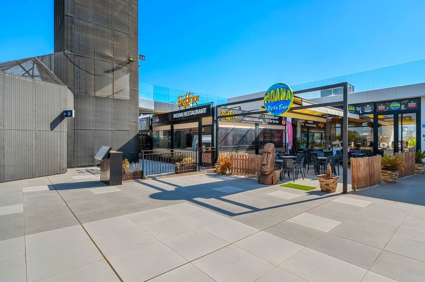 Kort vei til restauranter og butikker Galleribilde