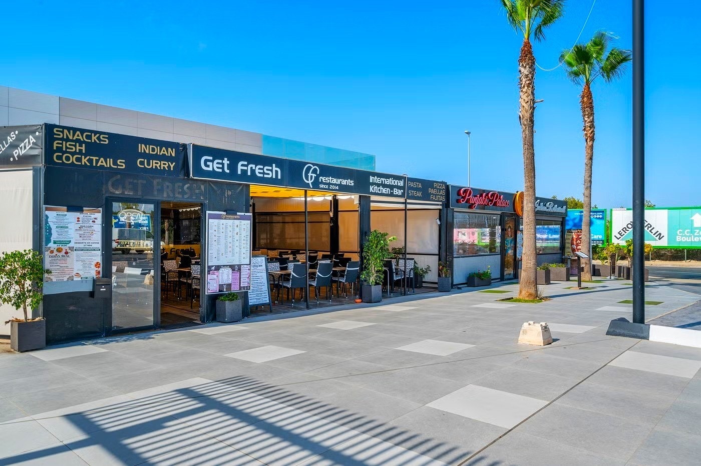 Kort vei til restauranter og butikker Galleribilde