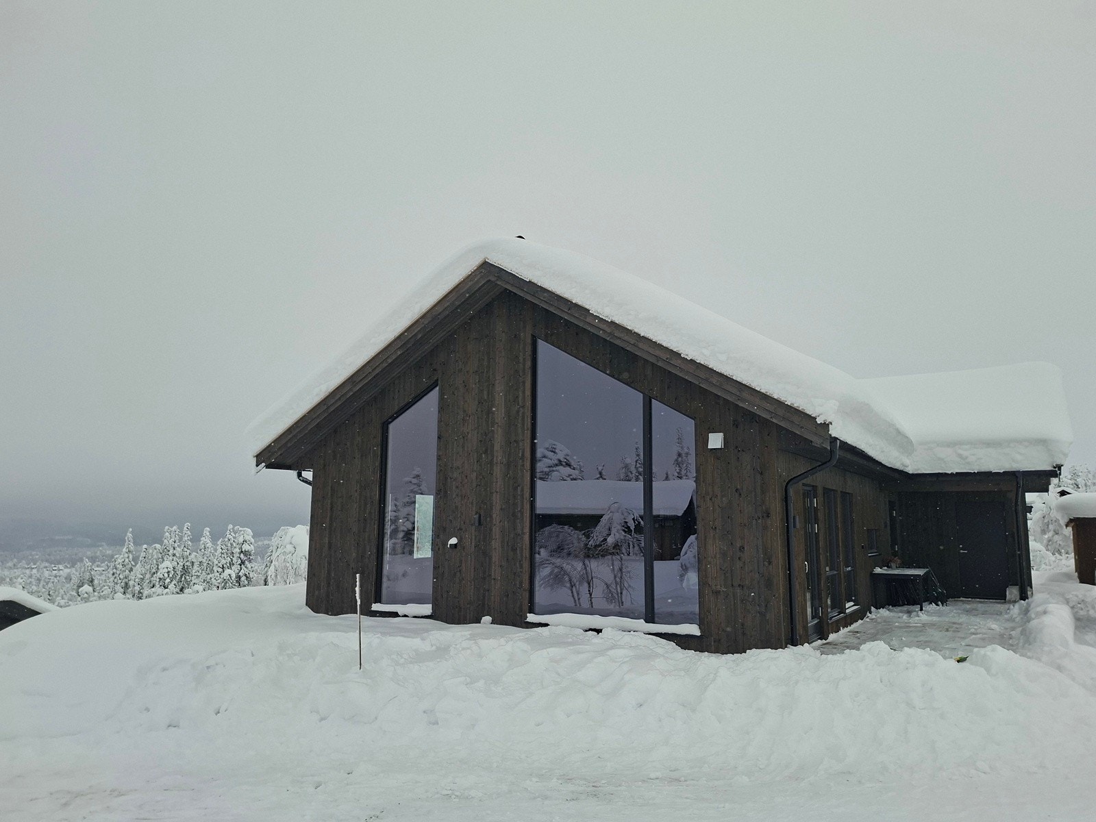 Vinterbilde som selger selv har tatt. Galleribilde