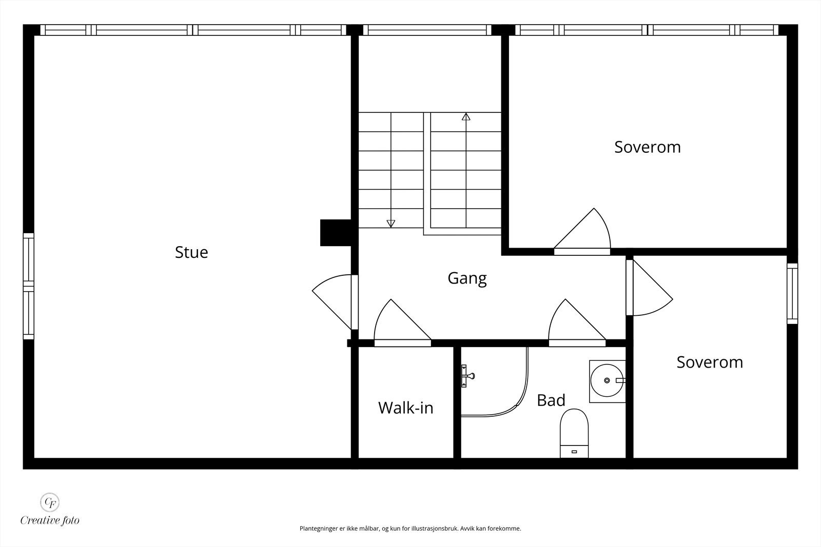 Plantegning 2.etasje Galleribilde