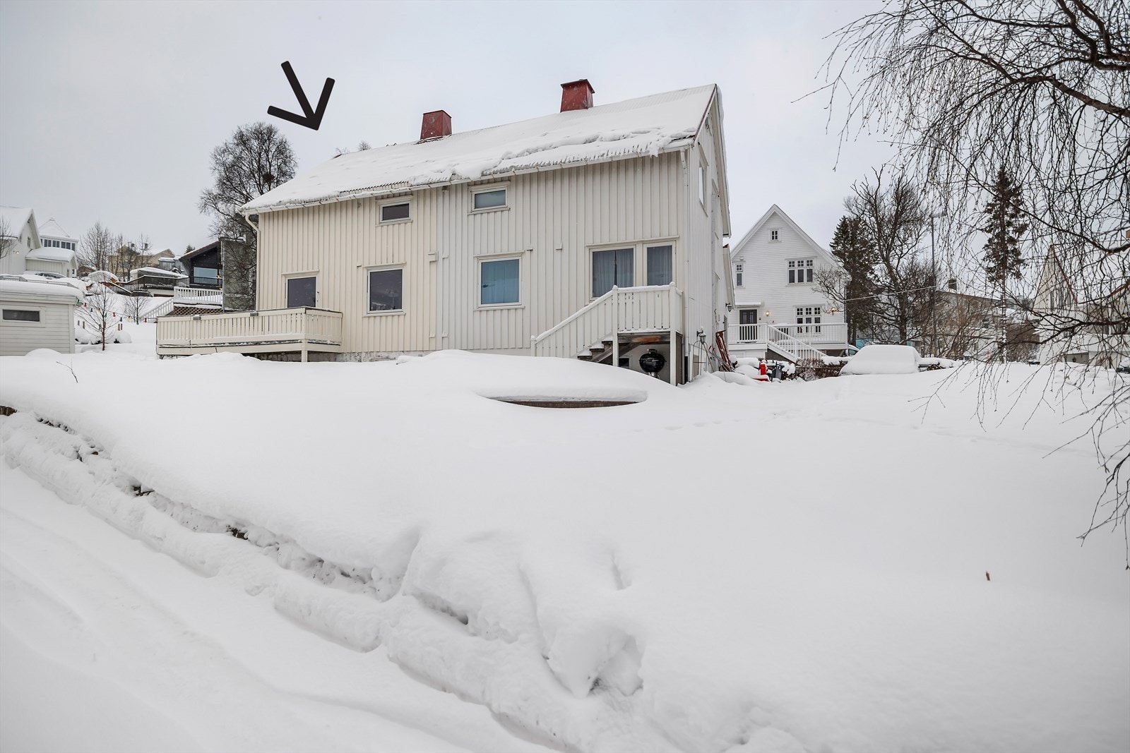 Vertikaldelt bolig beliggende i rolige omgivelser Galleribilde