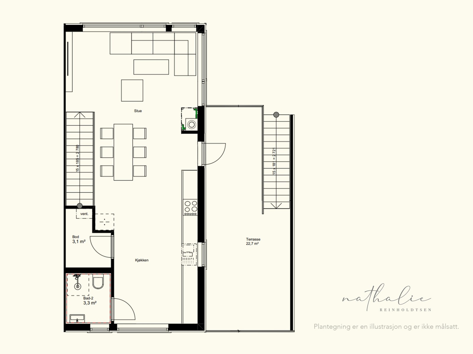 Plantegning Galleribilde