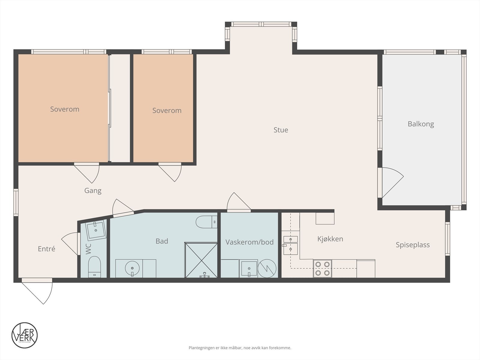 Plantegning Torggata 4 Galleribilde