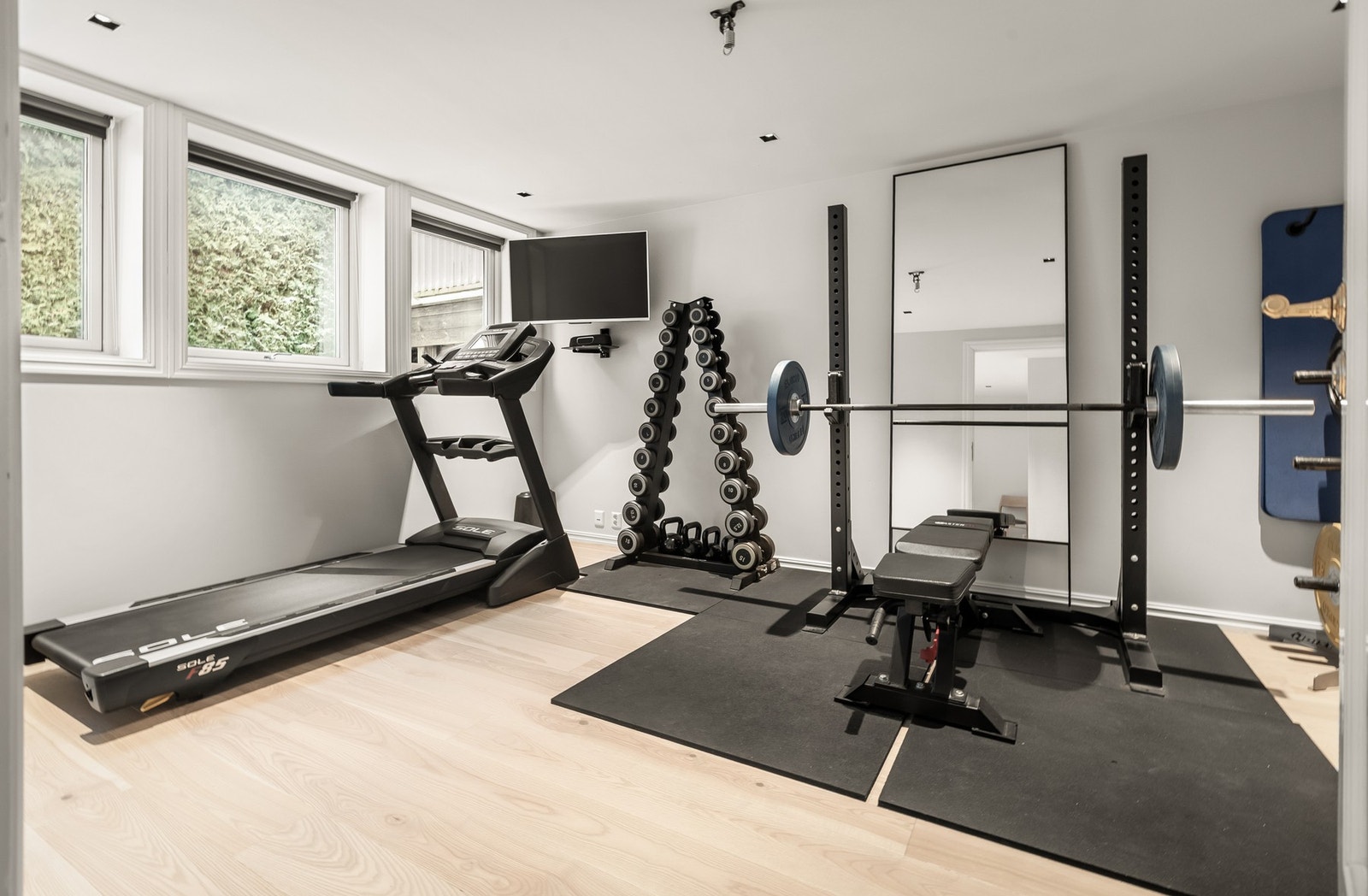 Treningsrom eller stue Galleribilde