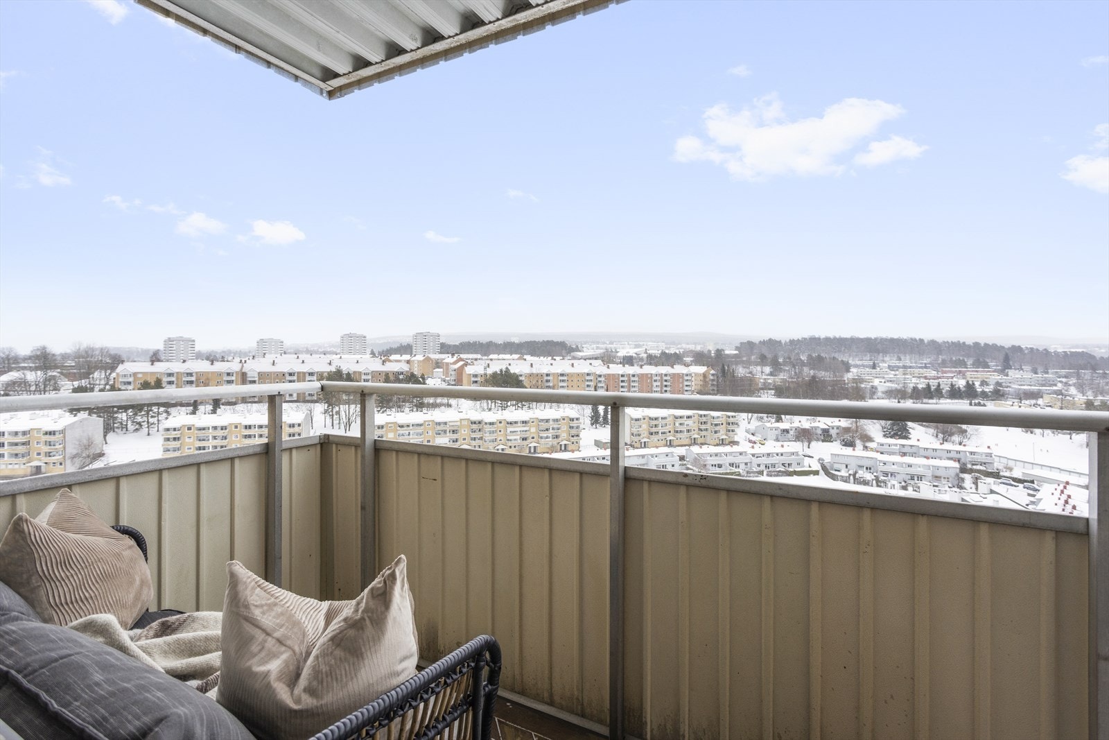 Her får du en fantastisk balkong i byggets 9 etasje! Galleribilde