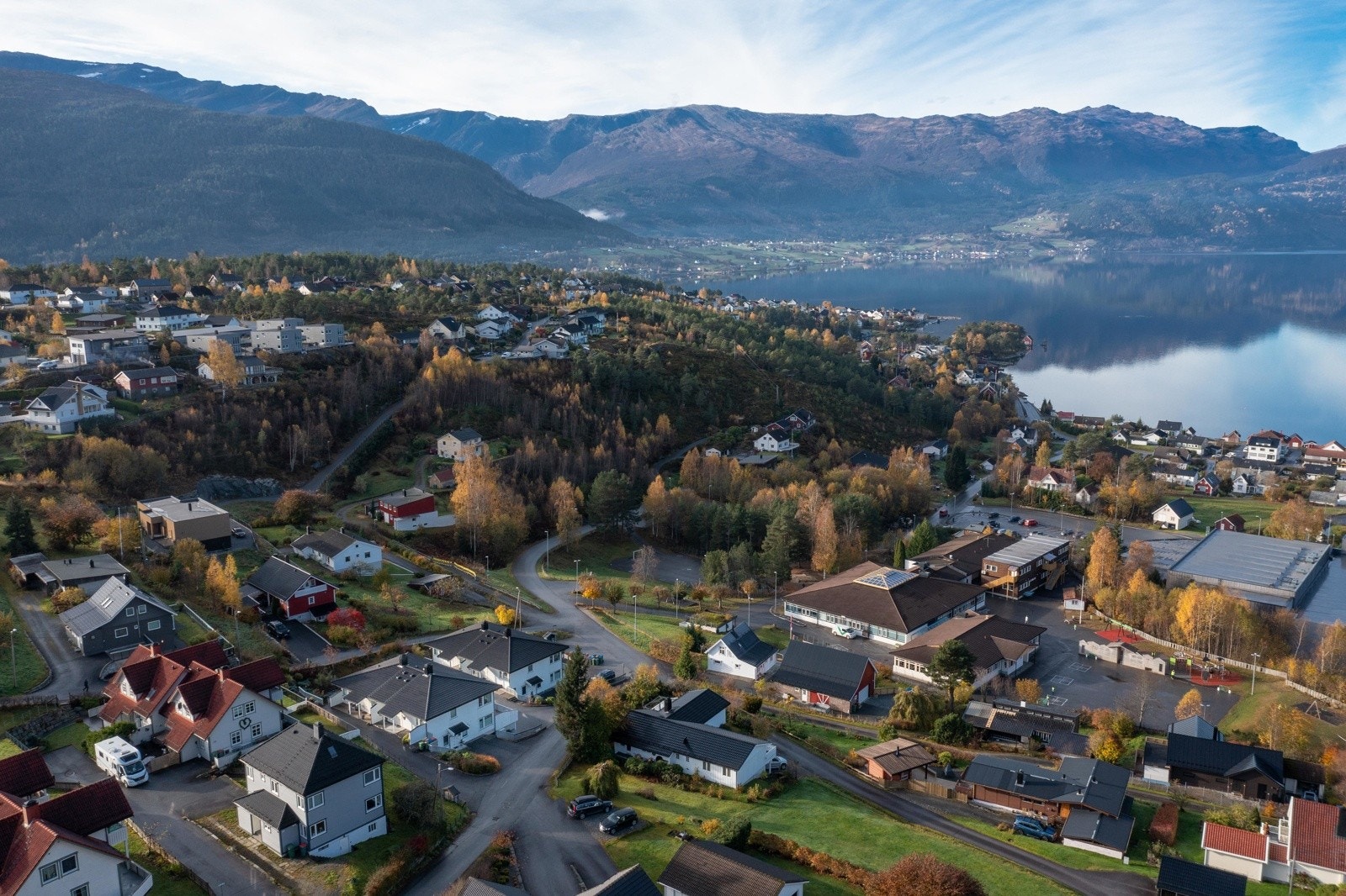 Dronefoto Galleribilde