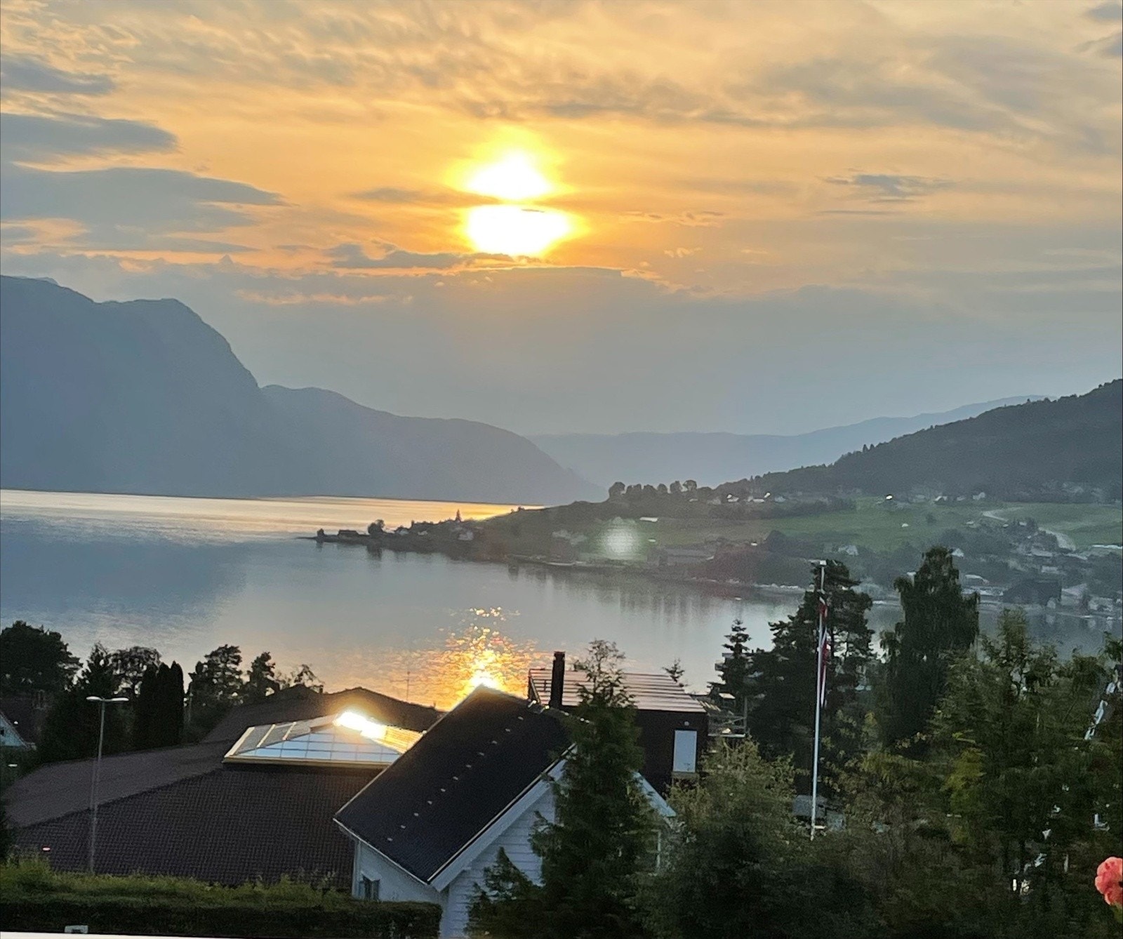 Kveldsso over Gloppefjorden Galleribilde