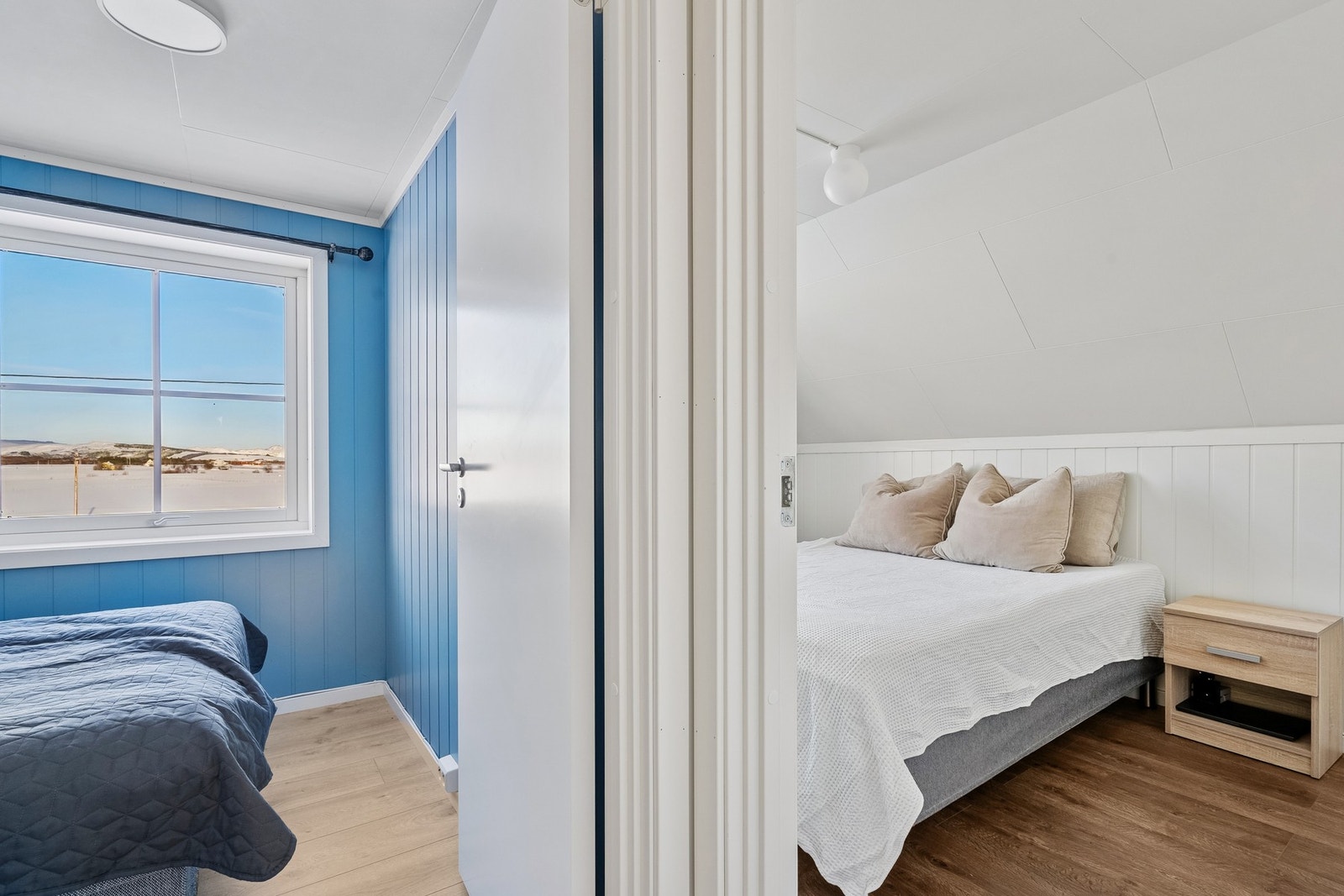 Her ser man soverom 2 og 3. Galleribilde