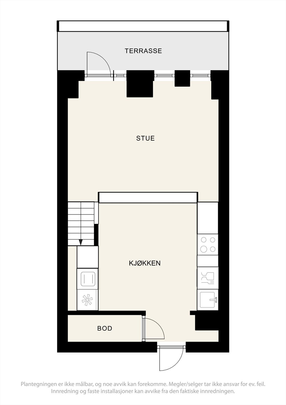 Plantegning 1. etasje. Galleribilde