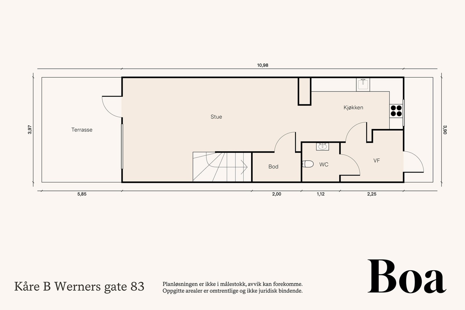 Plantegning - 1 etasje Galleribilde