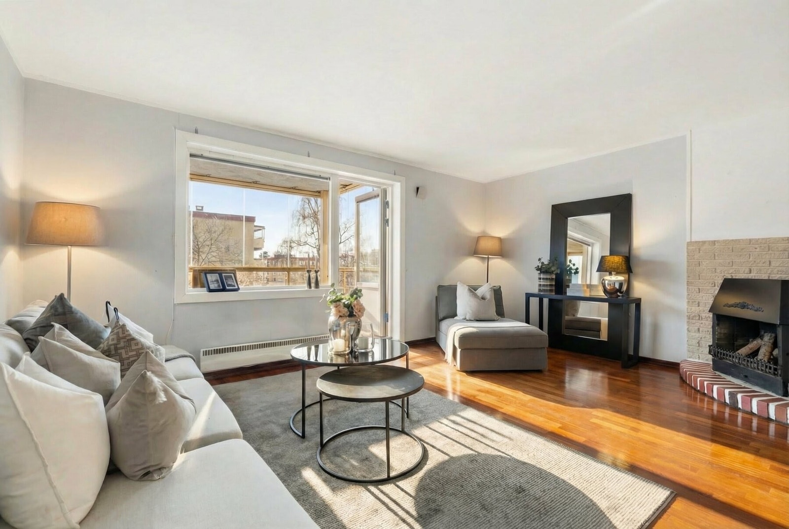 Fin åpen stue Galleribilde