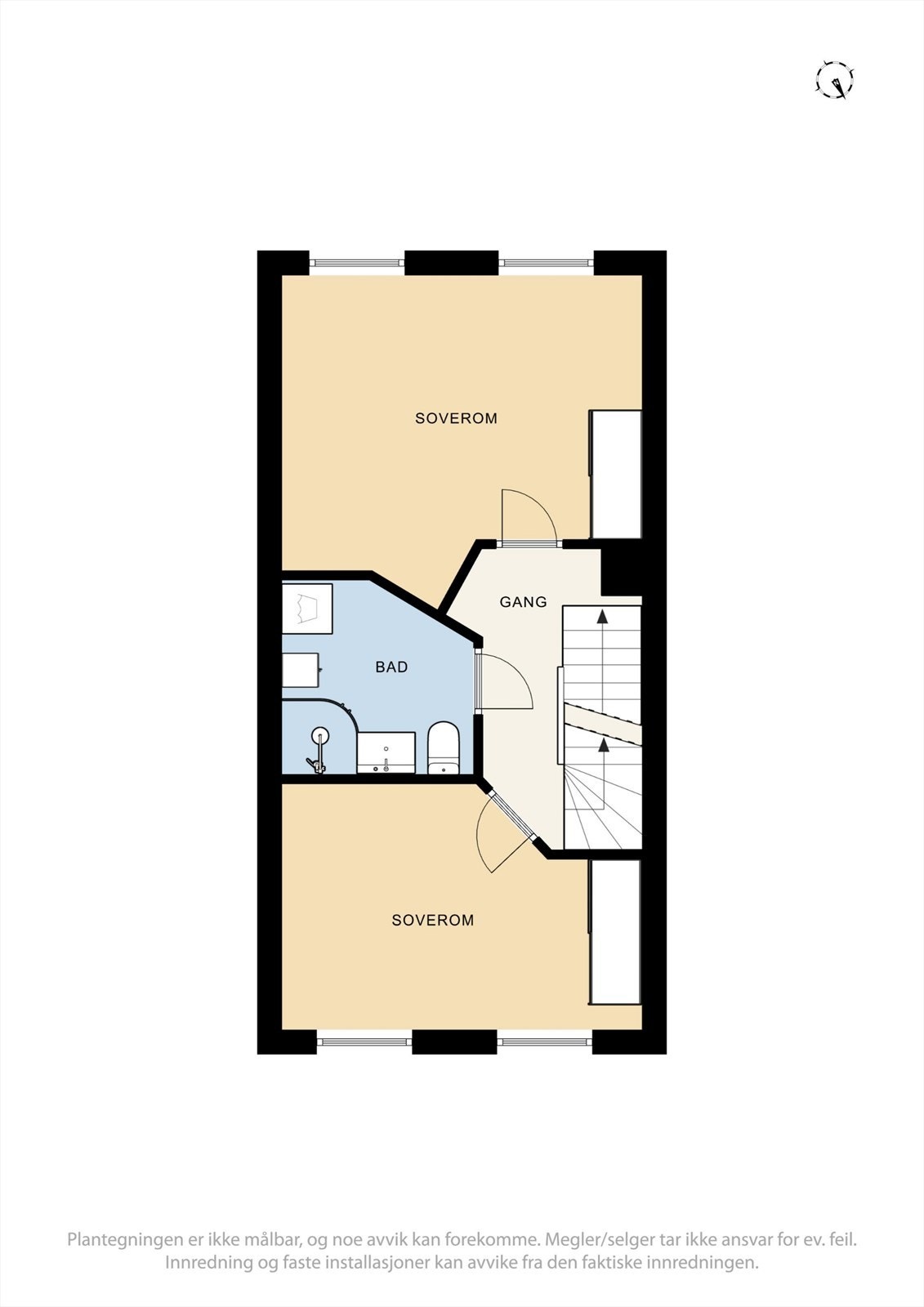 Plantegninger 2 etg. Galleribilde