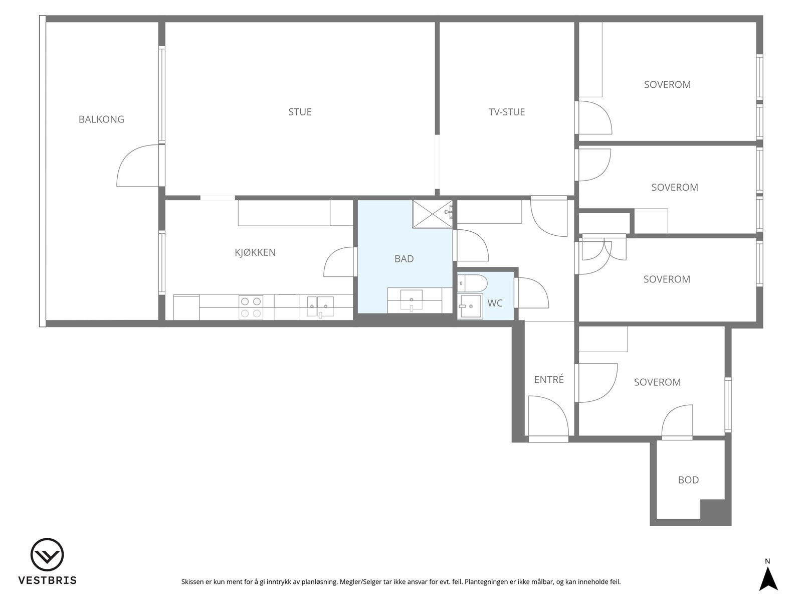 Plantegning Galleribilde