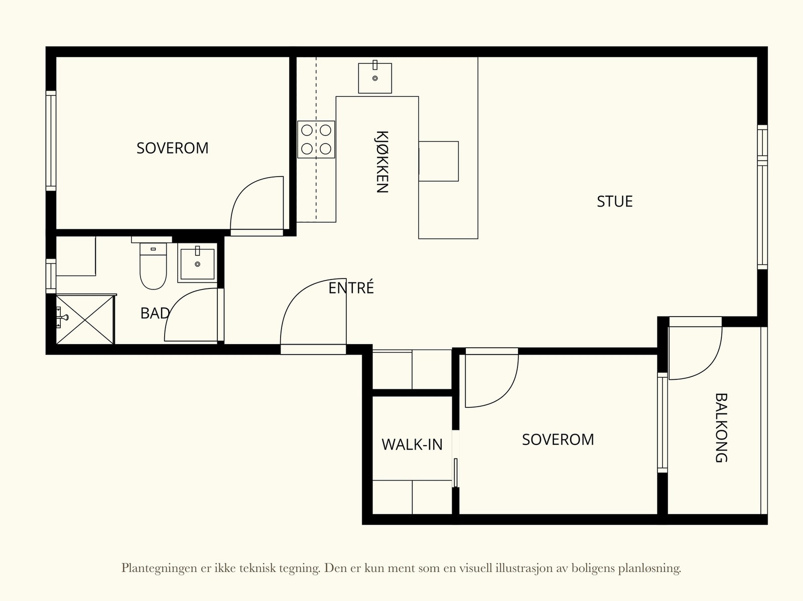 Plantegning 1. etasje. Galleribilde