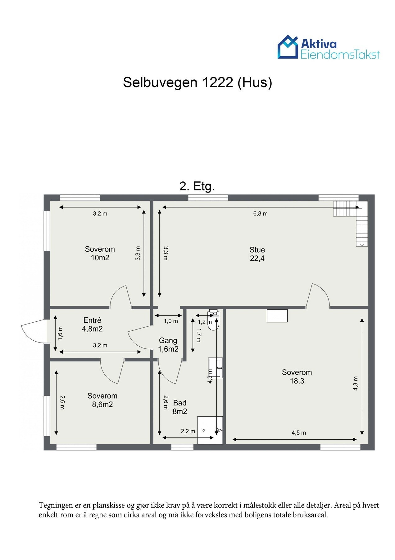 Plantegning 2. etasje. Galleribilde