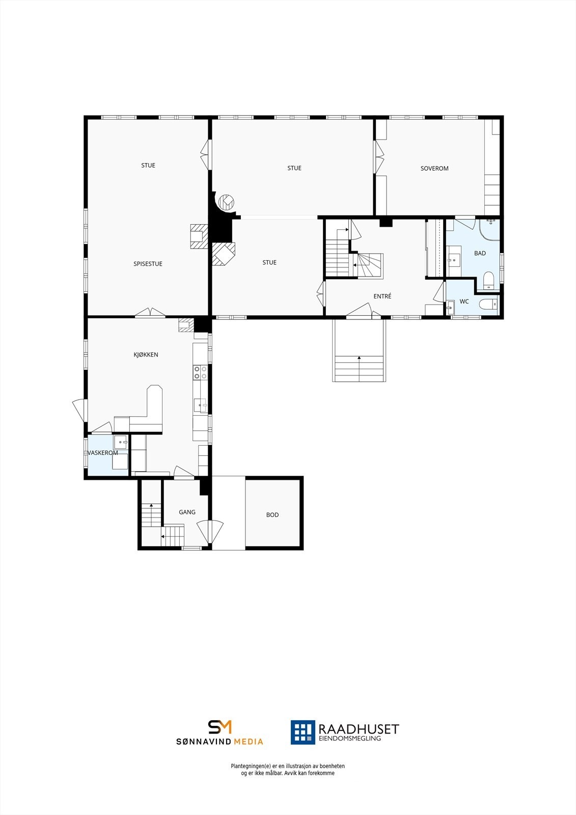 Plantegning | 1. Etasje Galleribilde
