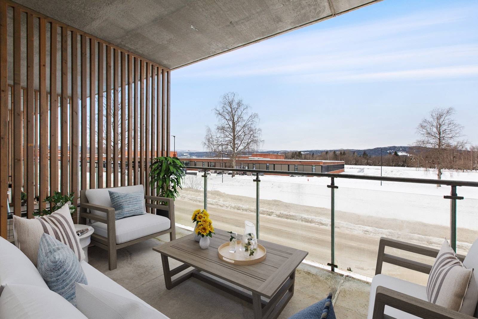 Balkong (Bildet er digitalt stylet) Galleribilde