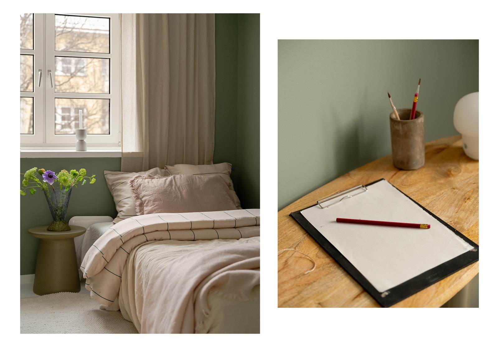 Som nevnt, er leiligheten i sin helhet vendt mot bakgårdsrom. Det samme gjelder naturligvis for dette rommet. Galleribilde