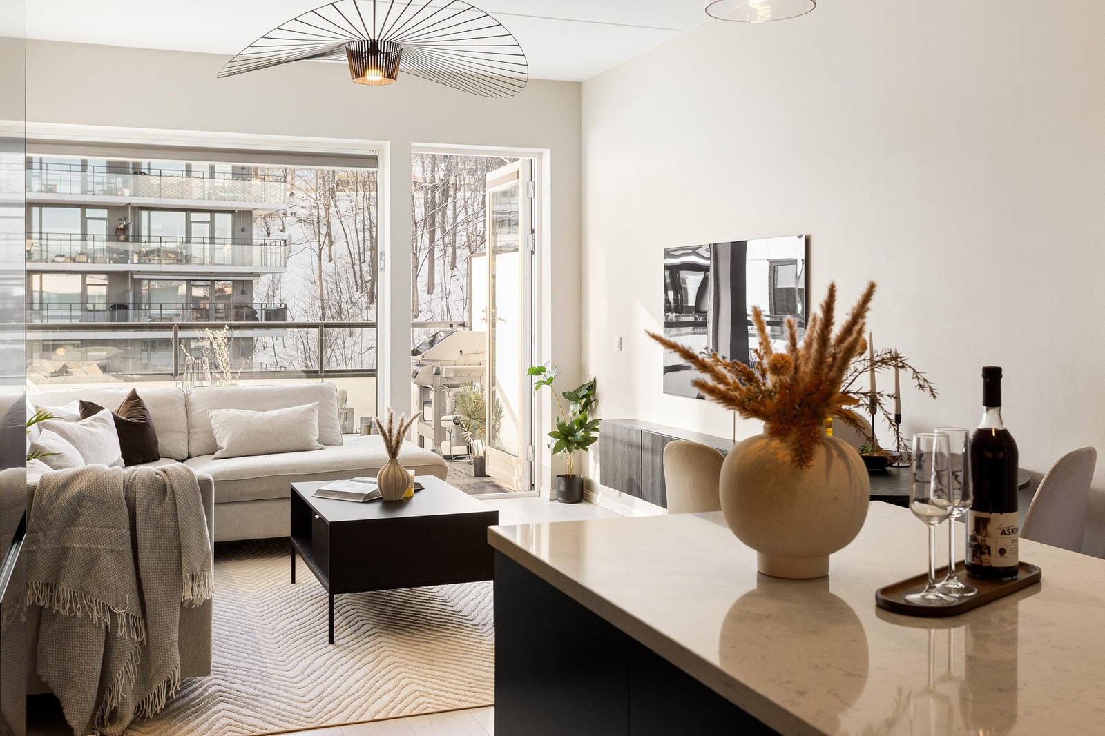 Visste du at varmtvann og fyring (a-konto) er inkludert i felleskostnadene? Dette bidrar til en mer oversiktlig privatøkonomi. Galleribilde