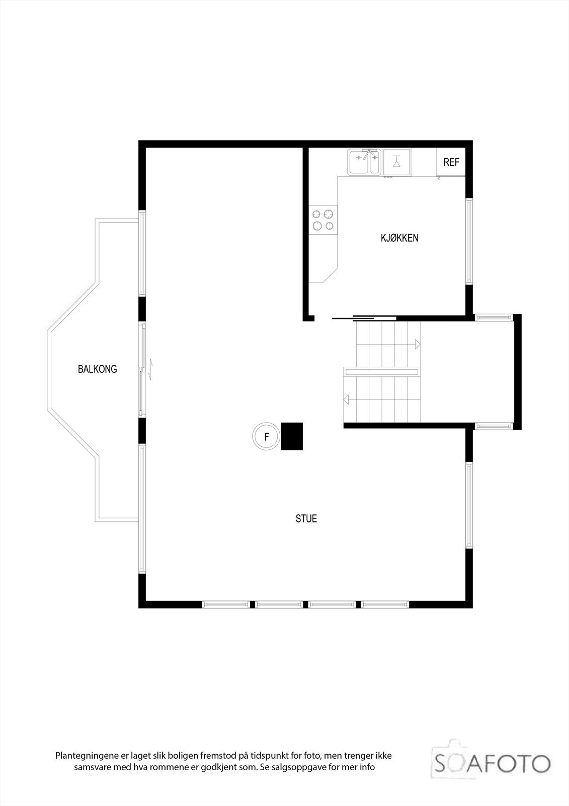 Plantegning hovedetasje Galleribilde