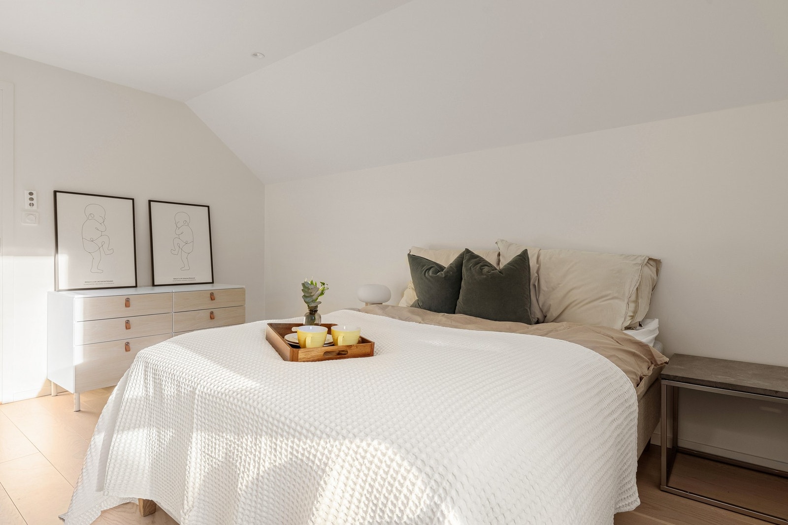 De er alle av god størrelse på 12 kvm., 12,5 kvm. og 15,4 kvm. Galleribilde