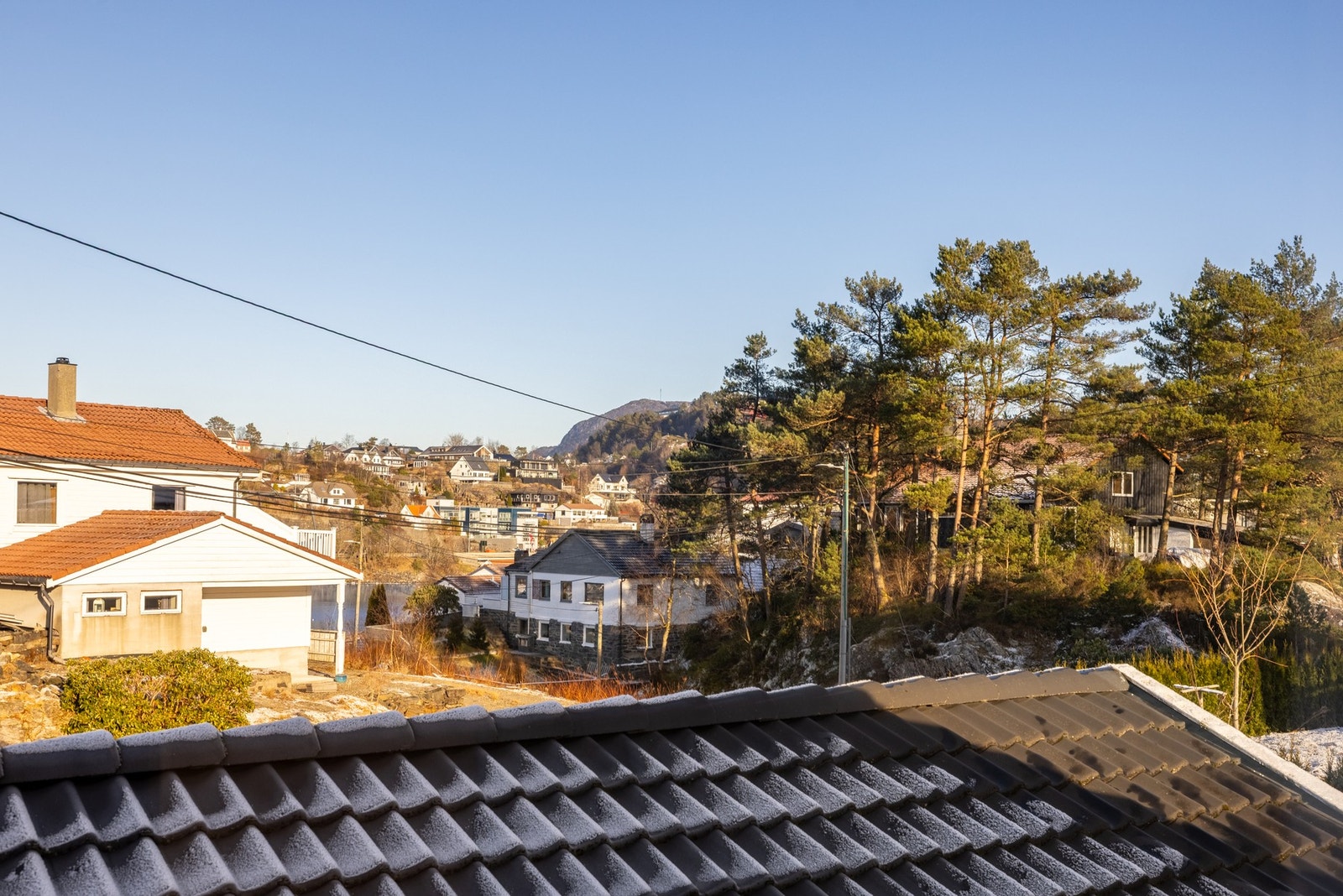 Utsikt fra soveromsvindu. Galleribilde