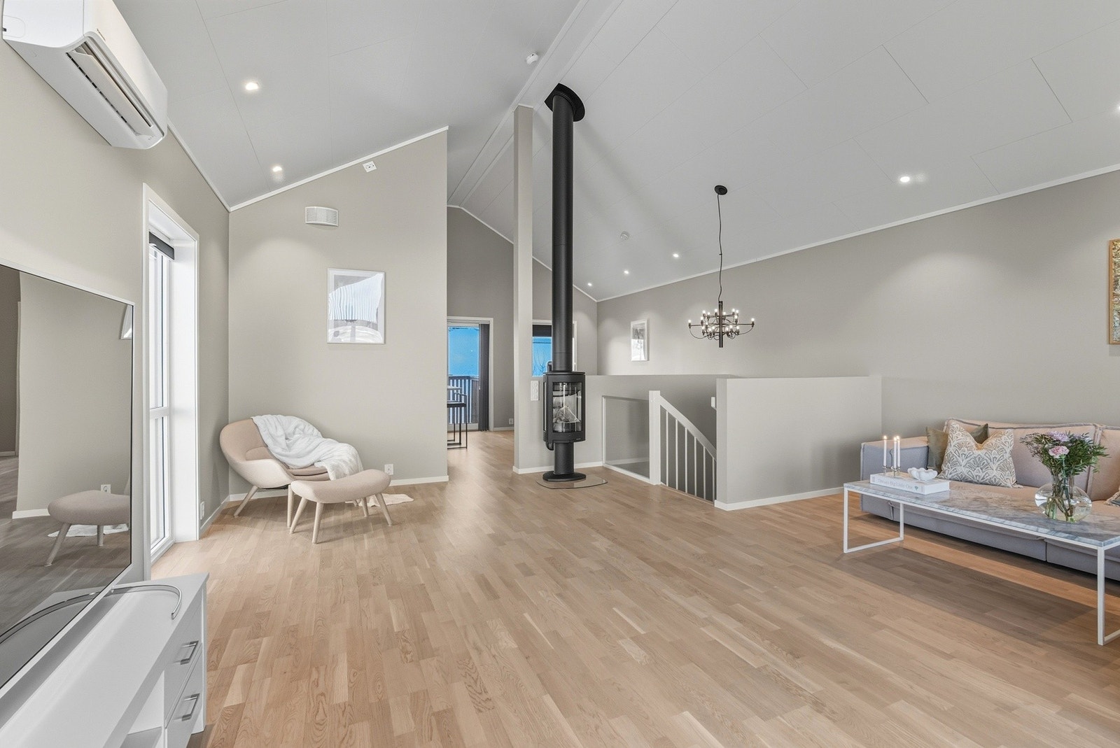 Det er også balansert ventilasjon som sørger for et godt inneklima. Galleribilde