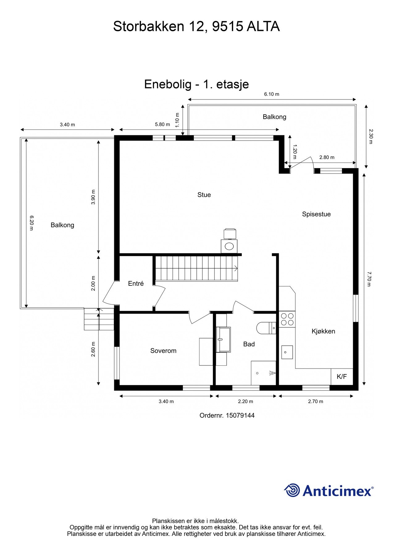 Plantegning 1. etasje. Galleribilde