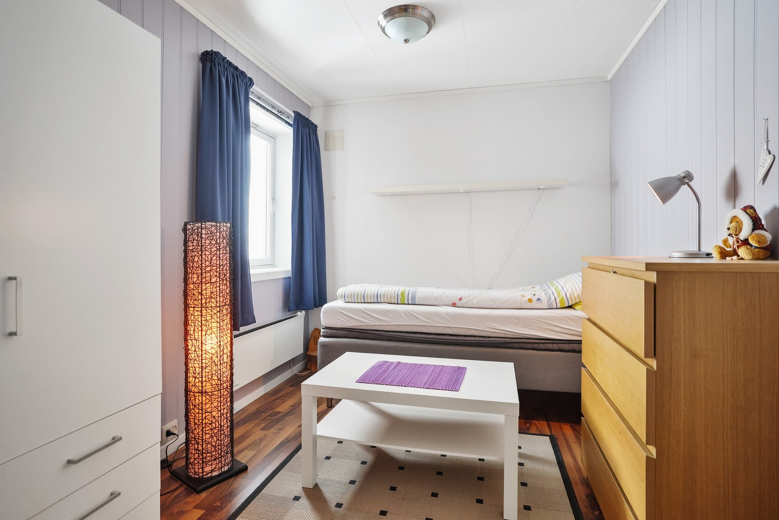 Soverommene gir fleksibilitet for en familie, med mulighet for barnerom, gjesterom eller hjemmekontor. Galleribilde
