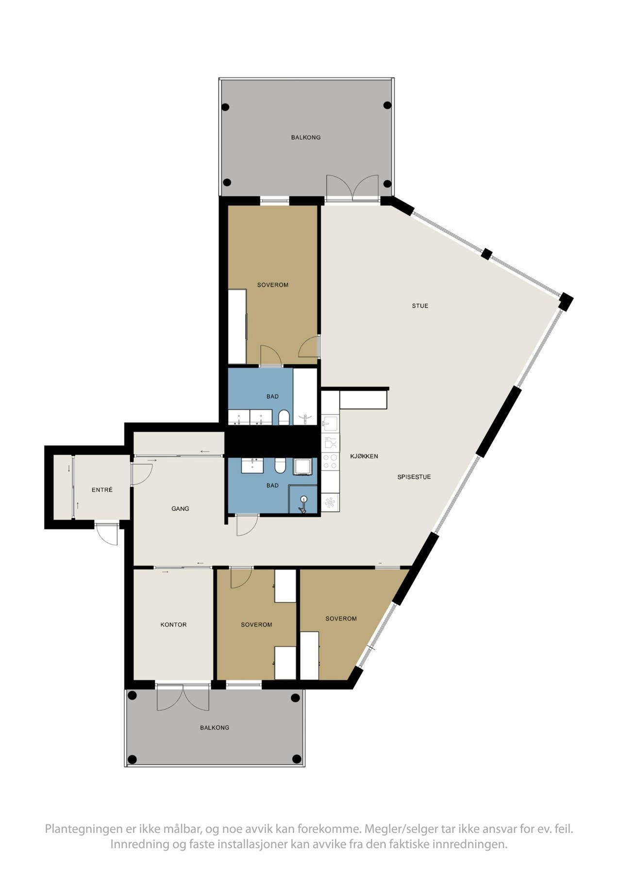 Plantegning Galleribilde