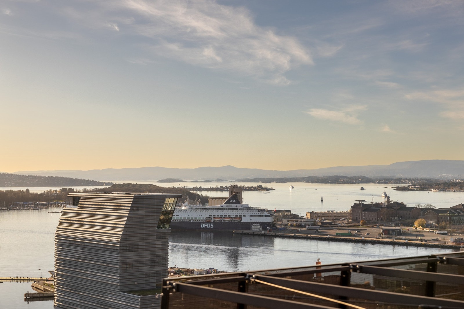 Utsikt fra takterrassen. Galleribilde