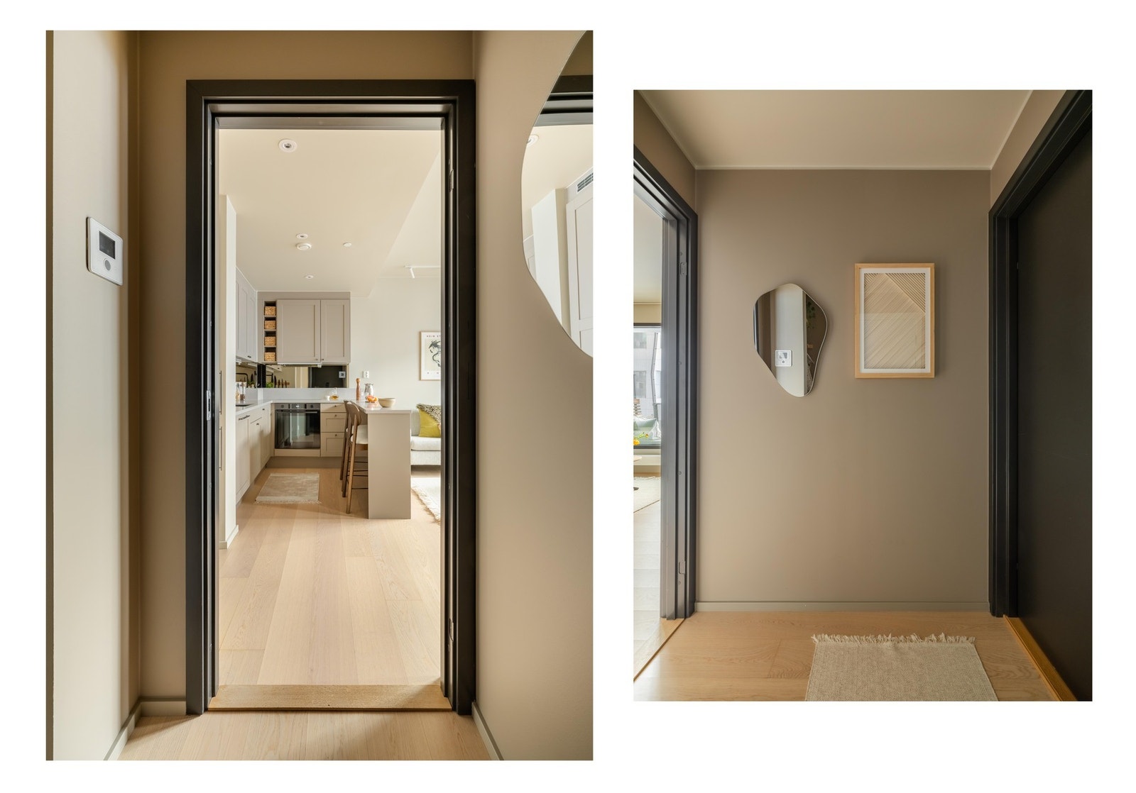 Innbydende entré med gode oppbevaringsmuligheter. Galleribilde