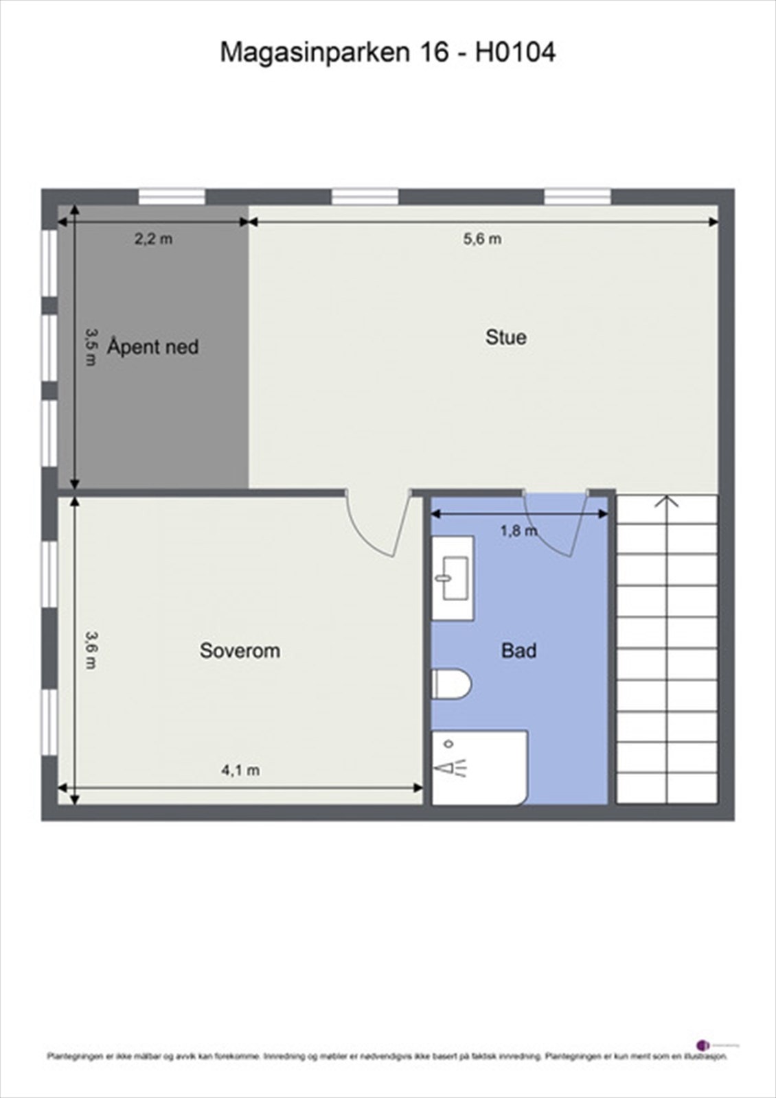 Plantegning 2.etasje. Galleribilde