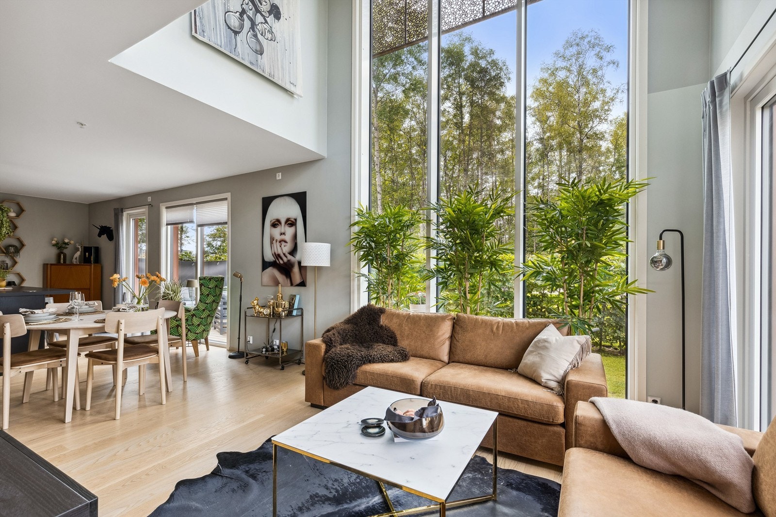 Alle rom har vannbåren gulvvarme. Galleribilde