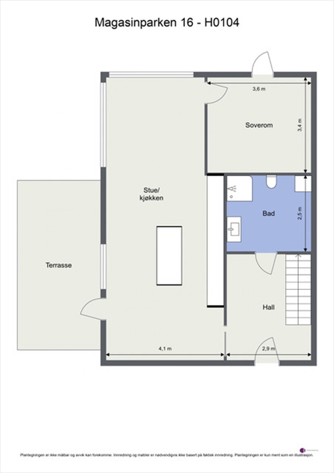 Plantegning 1.etasje. Galleribilde