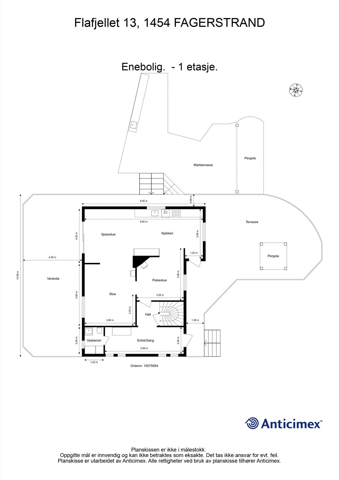 Plantegning 1.etasje Galleribilde