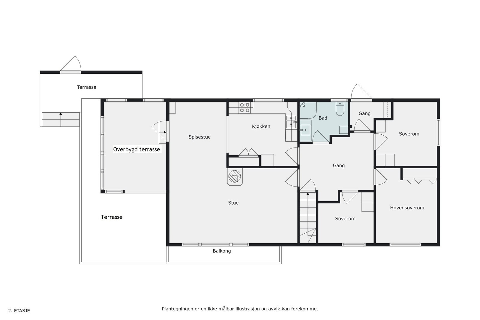 Plan hovedetasje Galleribilde