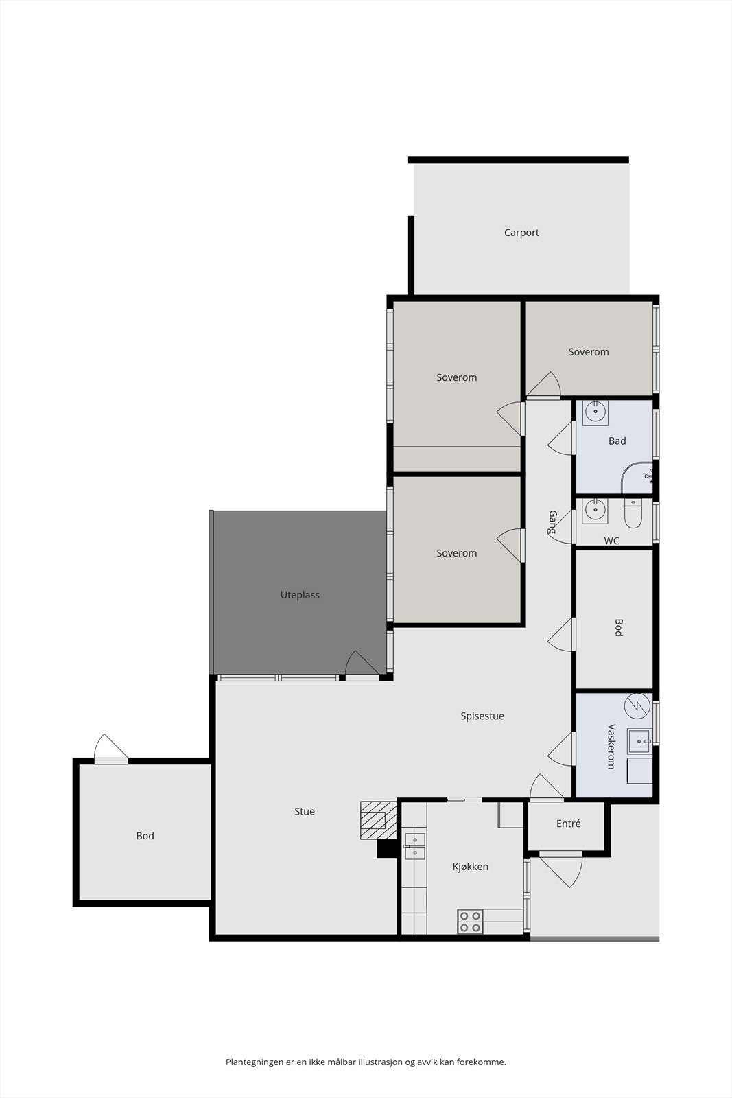 Plantegning Galleribilde