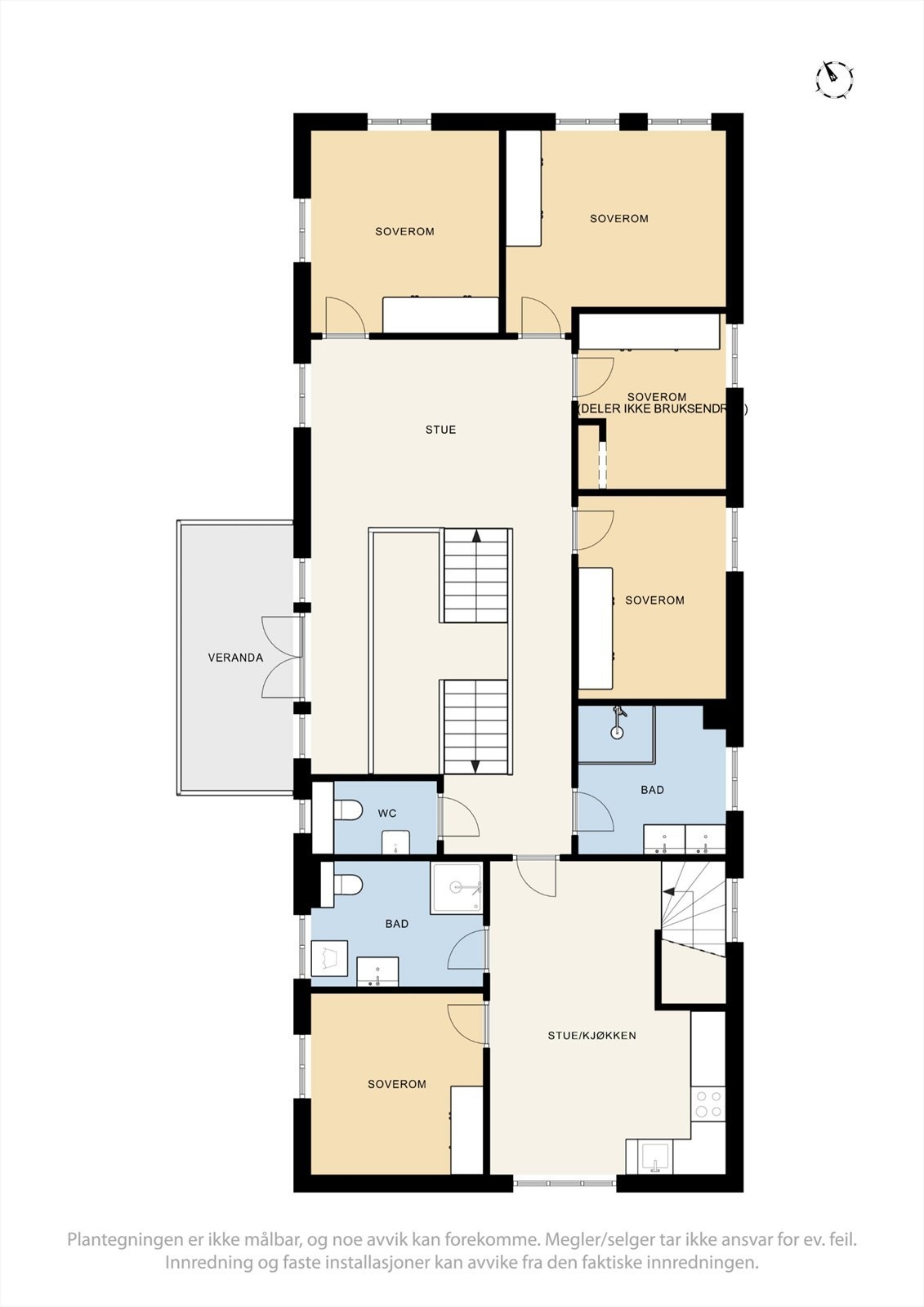 Plantegning - 2. etasje. Galleribilde