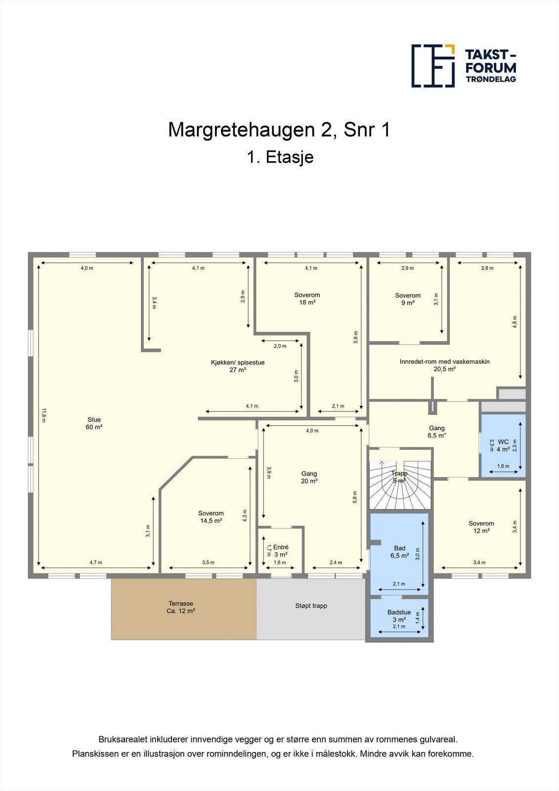 Plantegning - Første etasje. Galleribilde
