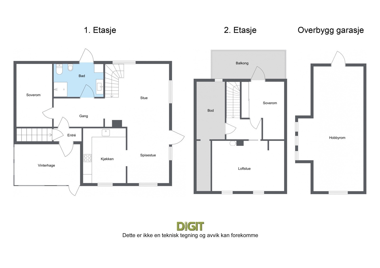 Bergveien 24 - 2D Galleribilde