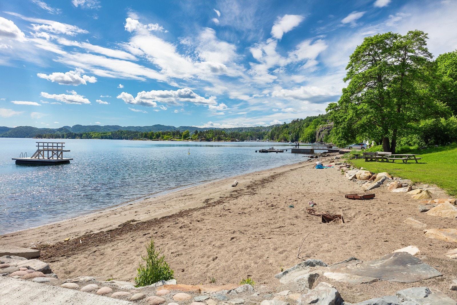 Verven badestrand i Åros Galleribilde