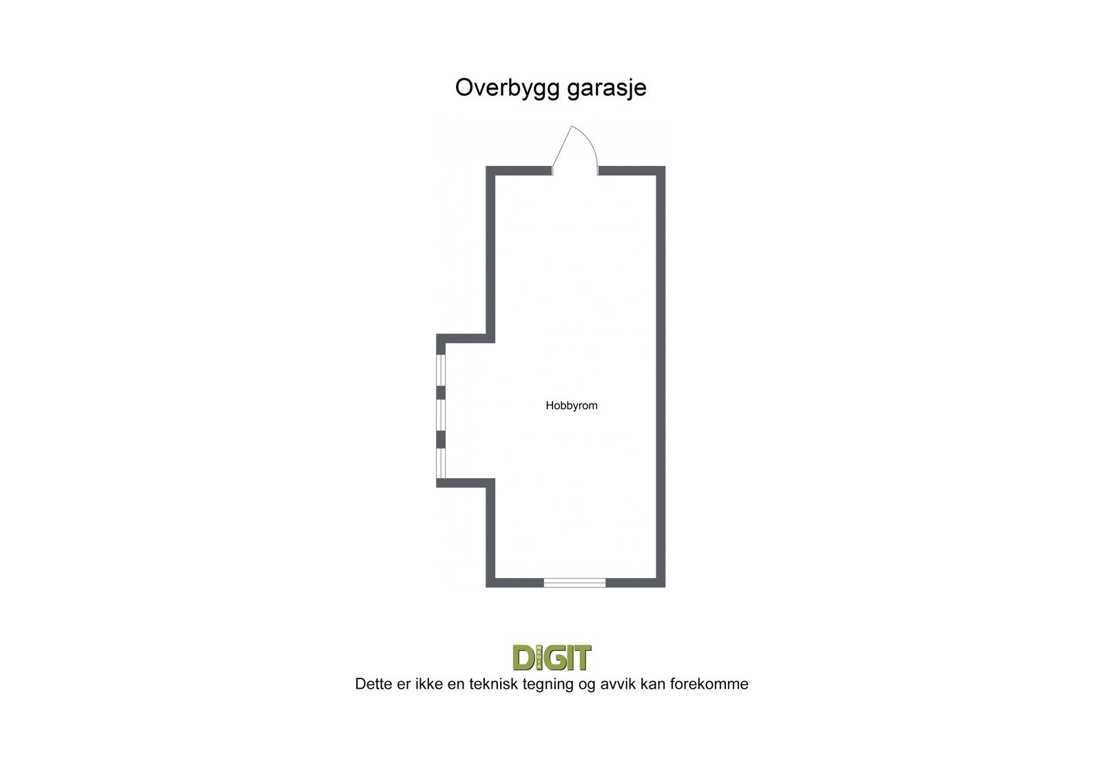 Bergveien 24 - 2D - Overbygg garasje Galleribilde
