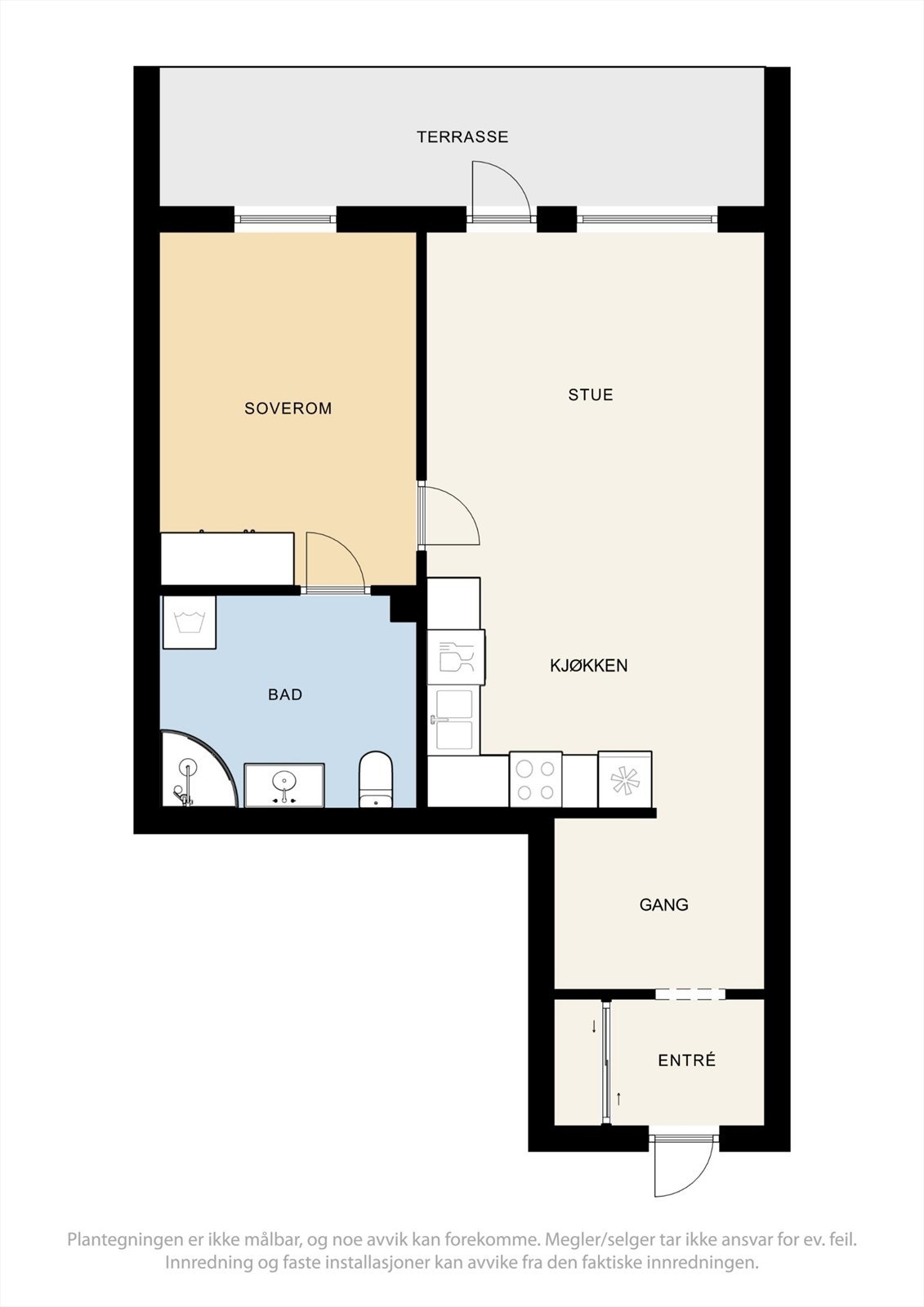 Plantegning. Galleribilde