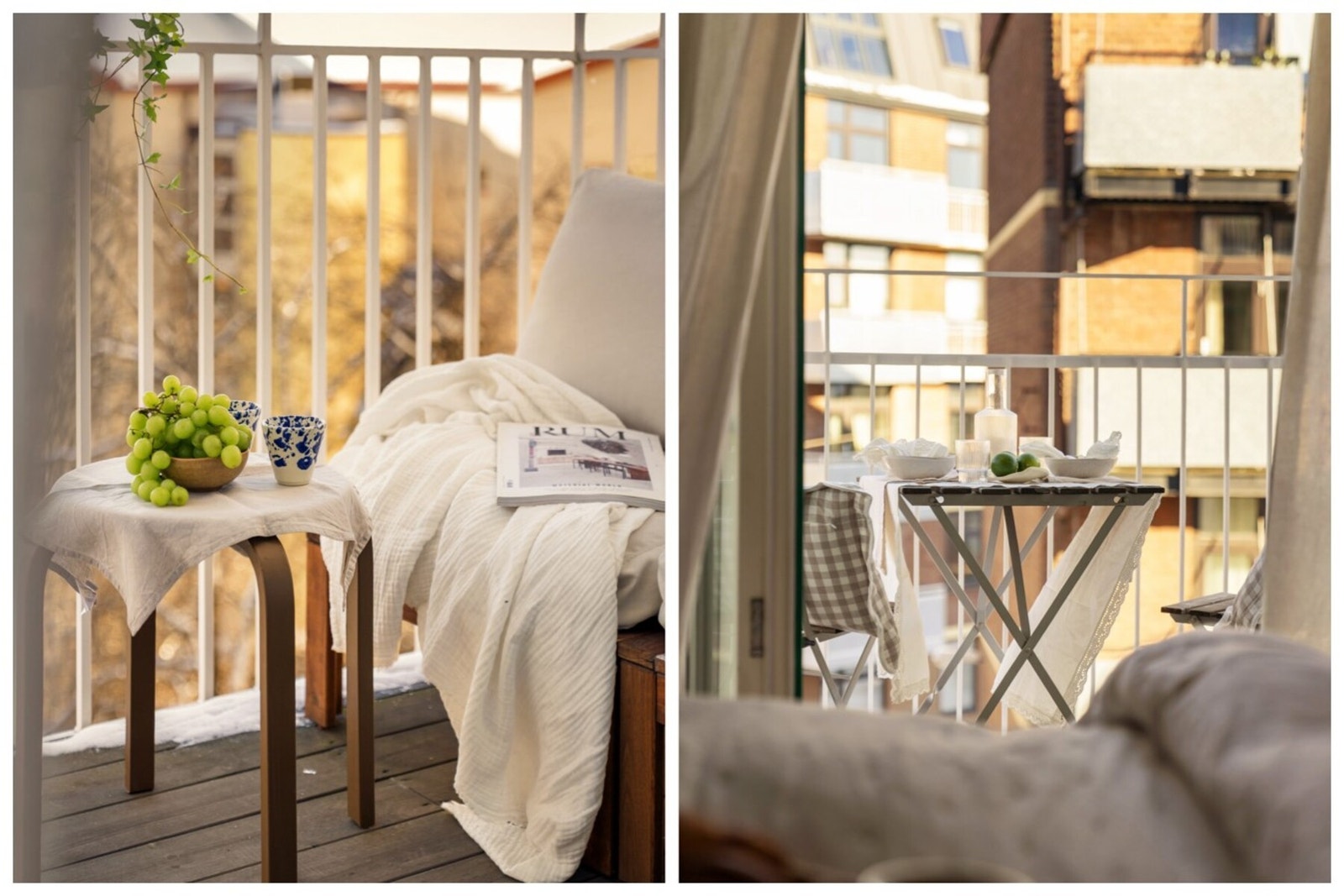 Detalj balkonger Galleribilde