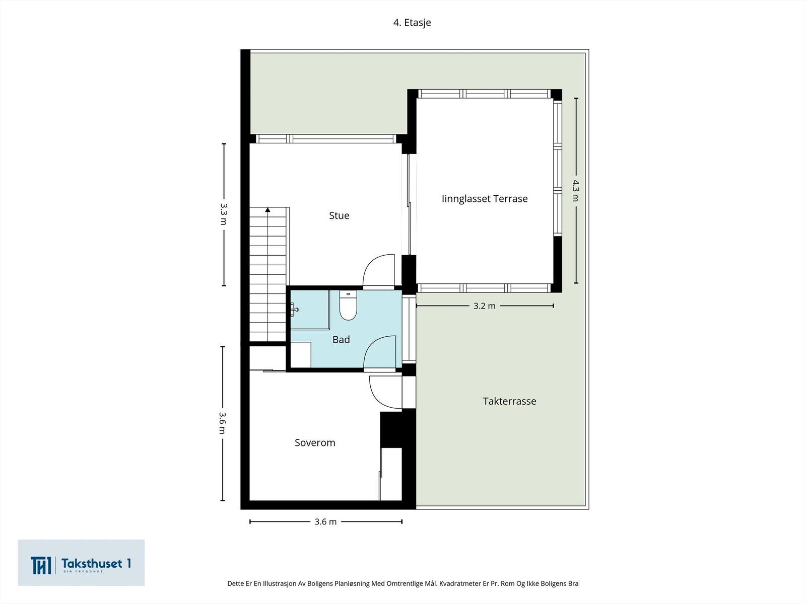 Plantegning 4.etasje Galleribilde