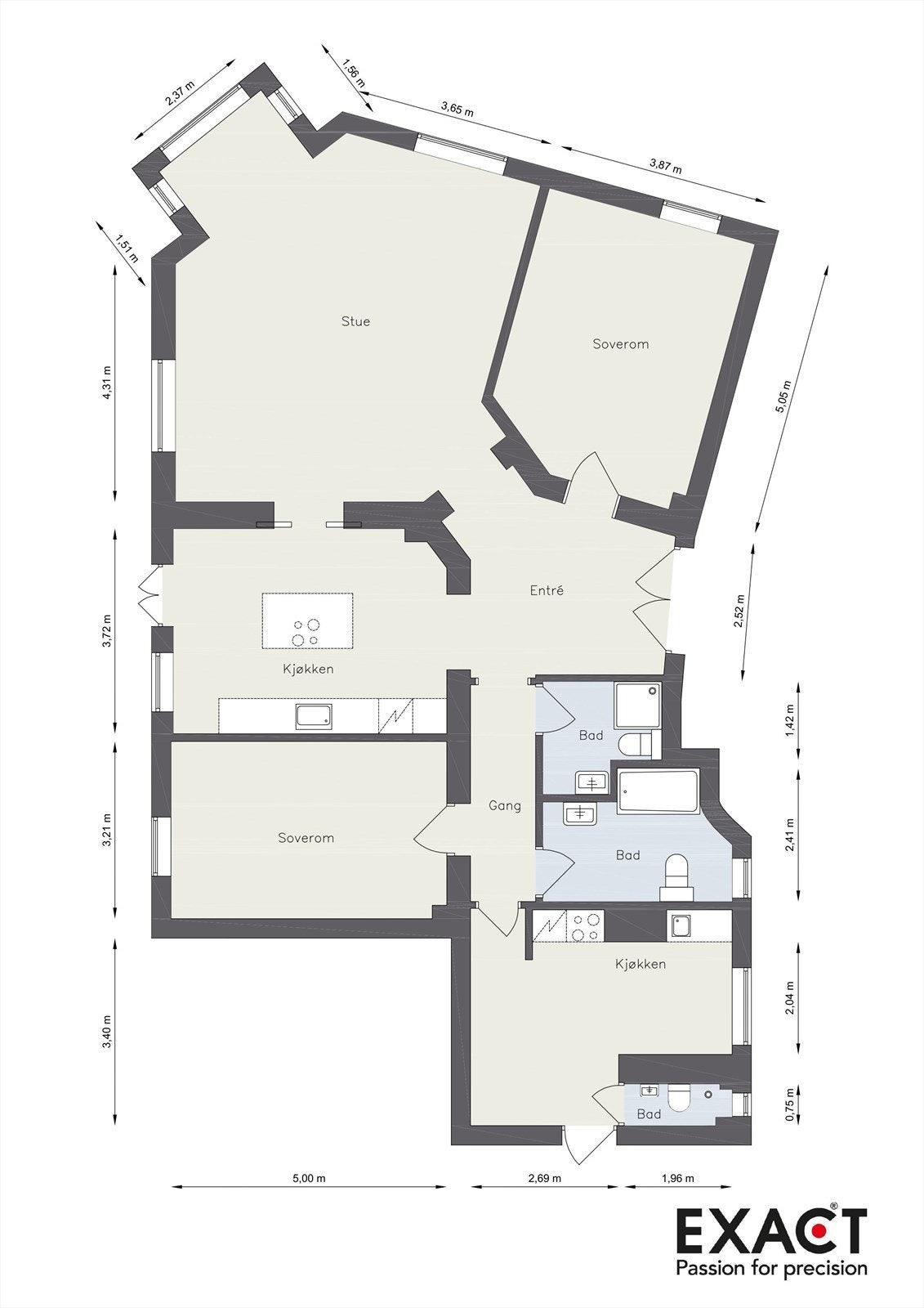 Plantegning Galleribilde