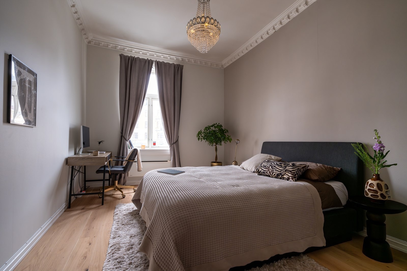 Soverom II har også god størrelse og egner seg utmerket som gjesterom, barnerom eller alternativt som hovedsoverom Galleribilde